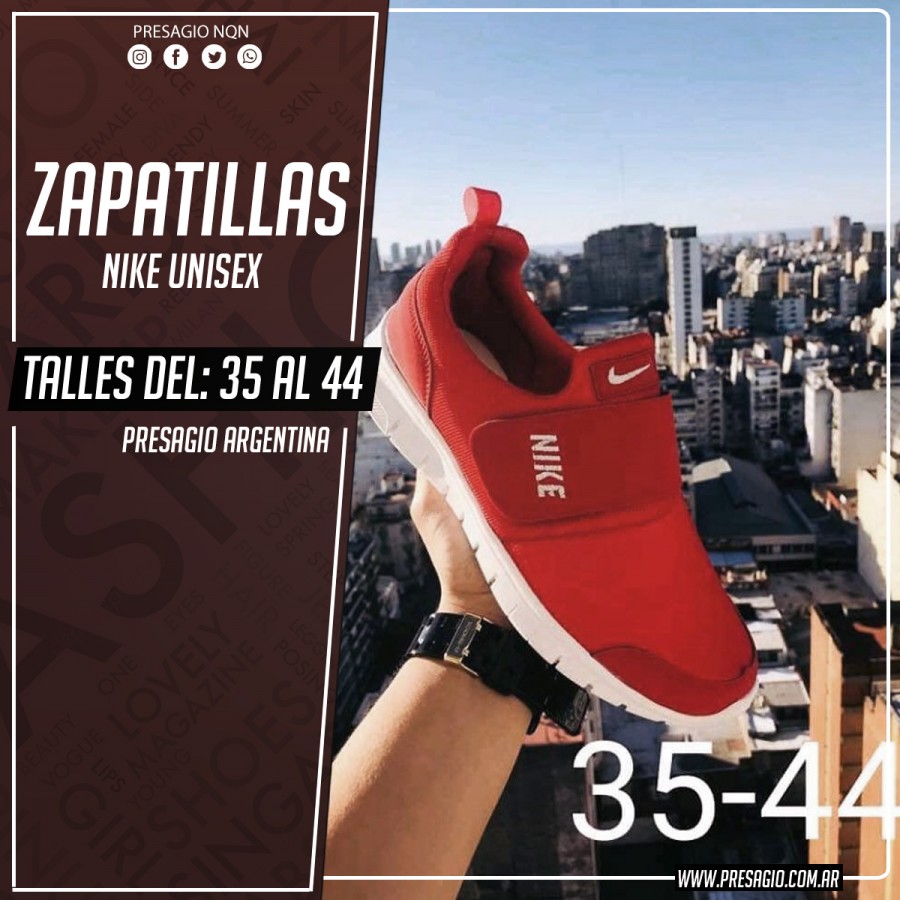 Zapatillas Nike abrojo Roja Presagio