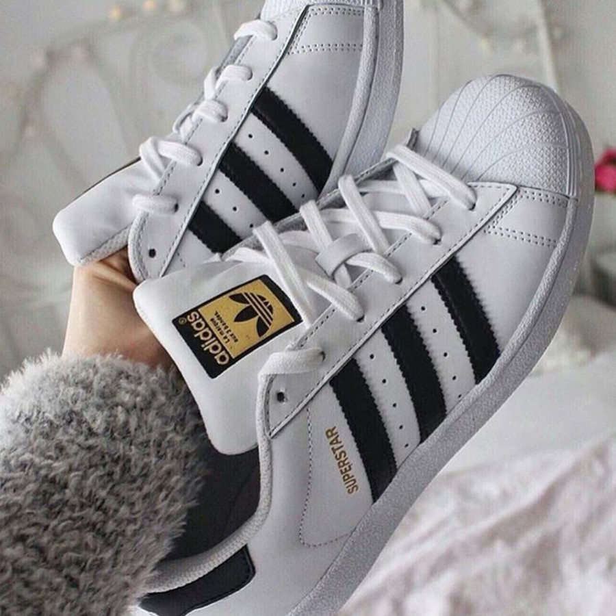 Zapatillas Adidas Superstar Blancas T/Negra