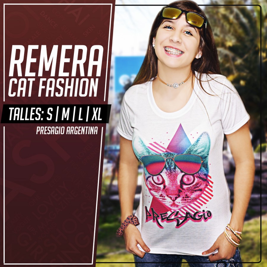 Remera Presagio Cat Fashion